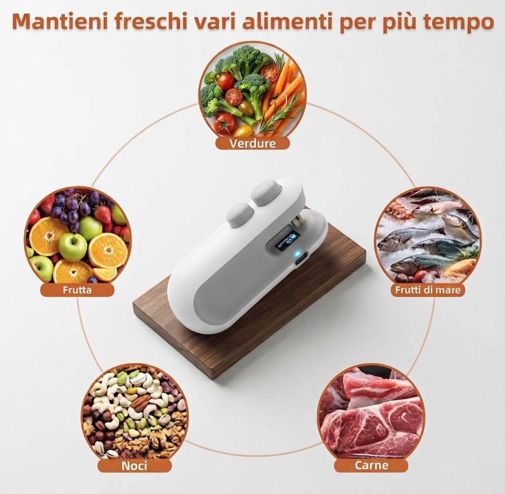 Mini sigillatrice portatile per sacchetti di calore Sigillatrice per sacchetti di plastica