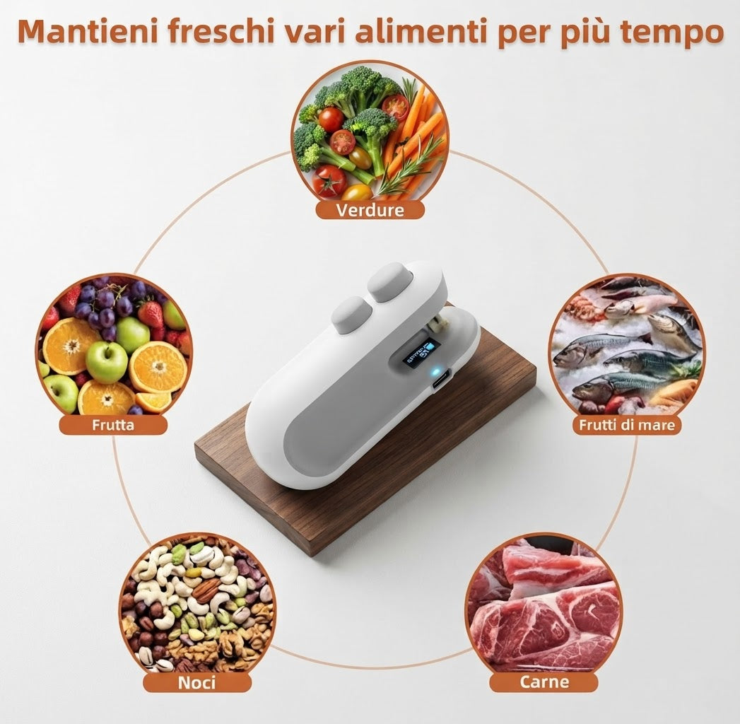 Mini sigillatrice portatile per sacchetti di calore Sigillatrice per sacchetti di plastica
