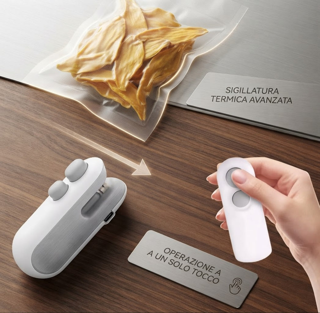 Mini sigillatrice portatile per sacchetti di calore Sigillatrice per sacchetti di plastica