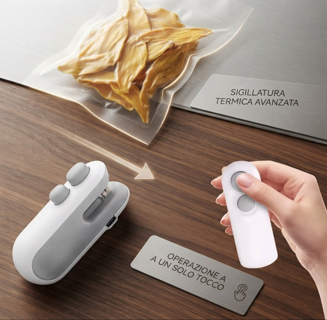 Mini sigillatrice portatile per sacchetti di calore Sigillatrice per sacchetti di plastica